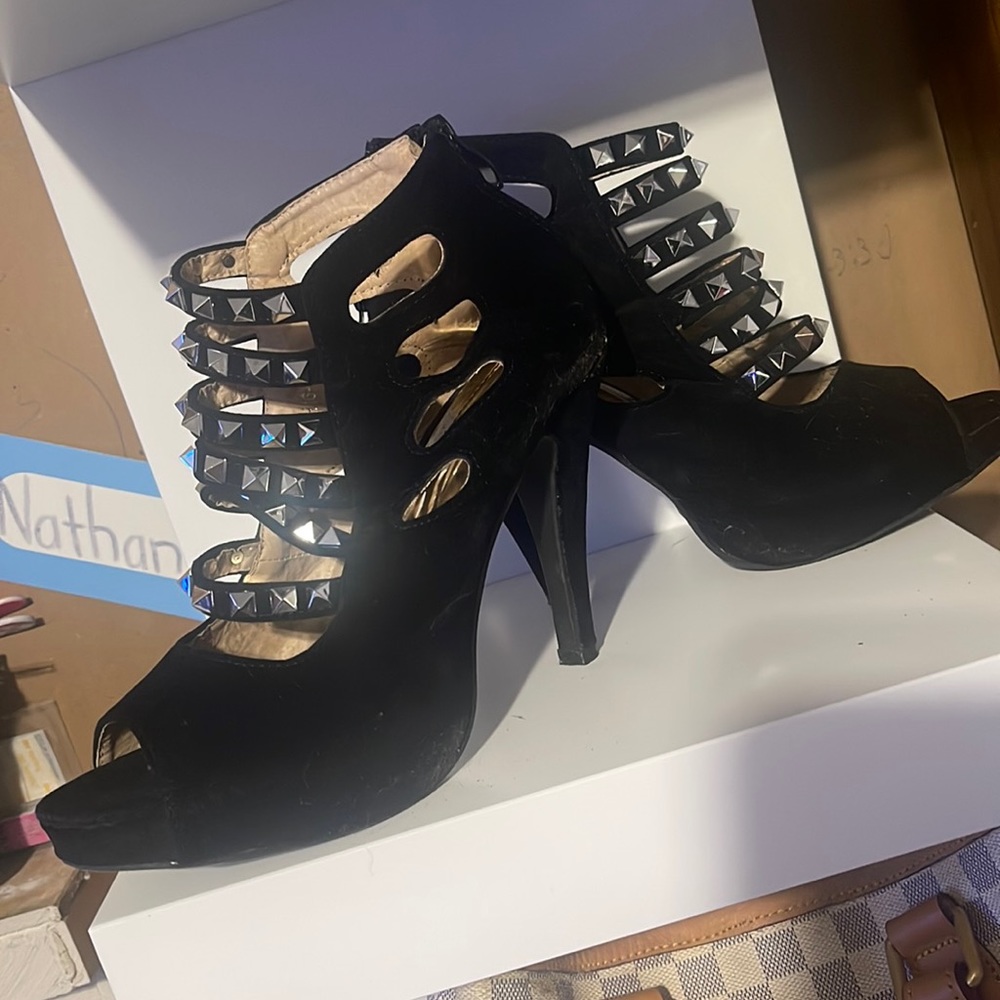 Front spike heels